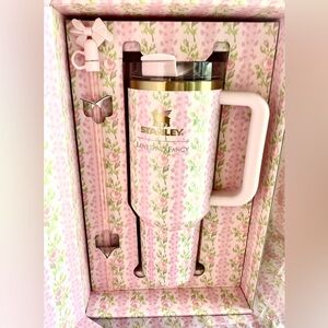 Stanley X LoveShackFancy 40 Oz Tumbler Blooming Heirloom NEW